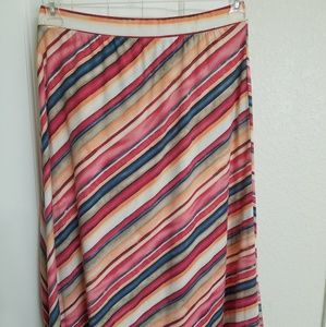 Striped skirt